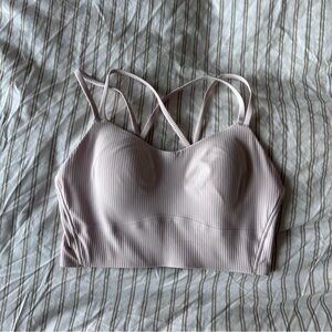 Lululemon like a cloud longline bra, size 6